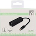Miniatyrbillede 5 af 5: DELTACO, USB 3.1 netværksadapter, 1xRJ45, 1xUSB-C han, sort