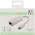 Miniatyrbillede 5 af 5: DELTACO, USB 3.1 netværksadapter, 1xRJ45, 1xUSB-C han, hvid