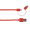 Pikkukuva 1 / 5: SKROSS RED 2in1 Charge'n Sync Micro USB & Lightning Cable