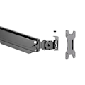 Miniatyrbillede 5 af 11: DELTACO Office, triple hydraulisk monitor-arm, 17"-27", 1,5-8kg,