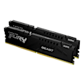 Miniatyrbillede 1 af 2: Kingston 16GB 5200MT/s DDR5 CL40 DIMM (Kit of 2) FURY Beast Black