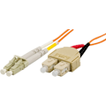 Miniatyrbild 1 av 3: DELTACO Fiberkablage LC - SC, duplex, multimode, 62,5/125, 2m (LCSC-2M)