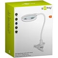 Miniatyrbillede 3 af 10: Goobay LED-luplampe med klemme, 6 W, hvid 480 lm, 100 mm glaslinse, 1,75x forstørrelse, 3 dioptrier