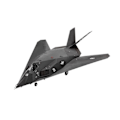 Miniatyrbillede 1 af 11: Revell F-117A Nighthawk Stealth Fighter
