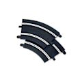 Miniatyrbillede 4 af 4: SCALEXTRIC Rad 2 standard curve 45° (2 per bag)
