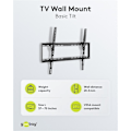 Pikkukuva 4 / 8: Goobay TV-väggfäste Basic TILT (L) för TV-apparater från 37 till 70 tum (94-178 cm), lutbar upp till 35 kg