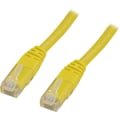 Miniatyrbillede 1 af 4: DELTACO U/UTP Cat6 patchkabel, LSZH (Low smoke zero halogen), 20m, gul