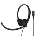 Miniatyrbild 2 av 3: Koss Headset Cs200-Usb On-Ear Mic Svart Svart
