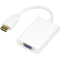 Miniatyrbillede 2 af 3: DELTACO HDMI til VGA adapter, 19-pin han - 15-pin hun, 0.2m, hvid