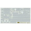 Miniatyrbillede 1 af 2: Tamiya 1/35 TigerI Mid-Late Zimmerit coating Sheet