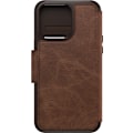 Pikkukuva 1 / 7: Otterbox Strada MagSafe -lompakkokotelo, iPhone 15 Pro Max, ruskea Brun