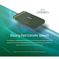 Miniatyrbillede 8 af 9: Transcend Portabel SSD ESD380C USB-C 1TB (R/W 2000 MB/s)