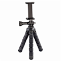 Miniatyrbild 2 av 10: Hama Bordsstativ Flex Smartphone & GoPro 14cm Svart