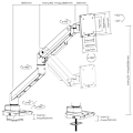 Pikkukuva 9 / 9: LogiLink Monitorarm 17-49" gasfjäder max 20kg