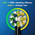 Miniatyrbillede 5 af 8: Oral B Borsthuvud Cross Action Black 3st