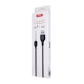 Miniatyrbillede 3 af 3: XO NB103 USB - USB-C Kabel (2,1A) 1m, Svart