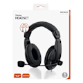 Miniatyrbillede 5 af 5: DELTACO headset, lukket, volumenkontrol på kablet, 2x3,5mm, 2m kabel,