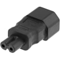 Miniatyrbillede 2 af 4: DELTACO Strømadapter, IEC 60320 C14 til IEC 60320 C7, 250V/2,5A, sort