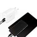 Miniatyrbillede 6 af 7: LogiLink USB-laddare 2 x USB-C PD 40W G