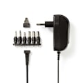 Miniatyrbillede 1 af 7: Nedis Universal AC Power Adapter | 18 W | 3 - 12 V DC | 1.80 m | 2.1 A | 6 plug(s) | Sort