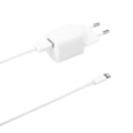 Miniatyrbild 3 av 6: DELTACO USB wall charger, USB-A, 2,4 A, incl. 1 m USB-A to Lightning