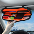 Miniatyrbillede 3 af 8: Multifunktionel opbevaringstaske til solbeskyttelse i bilen, Sort