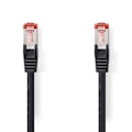 Pikkukuva 2 / 4: Nedis CAT6 Verkkokaapeli | RJ45 uros | RJ45 uros | S/FTP | 10.0 m | Pyöreä | LSZH | Musta | Label