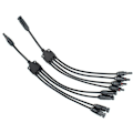 Miniatyrbillede 2 af 2: Solcelleforbindelse MC4, Y-adapter 4 til 1