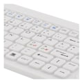Miniatyrbillede 4 af 5: DELTACO rubberized keyboard with touchpad, IP68, 105 keys, white