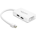 Miniatyrbild 2 av 2: DeLOCK Mini DisplayPort till DVI/HDMI/DisplayPort, 0,1, vit (61768)