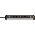 Pikkukuva 2 / 2: Brennenstuhl Premium-Alu-Line Extension Lead With USB-Charger 6-way 3m