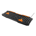 Miniatyrbillede 1 af 6: DELTACO GAMING keyboard, anti-ghosting, USB, nordic, black/orange