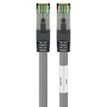 Pikkukuva 2 / 8: Goobay CAT 8.1 Patchkabel, S/FTP (PiMF), grå 99,9 % syrefri kopparledare (OFC), AWG 24, halogenfri kabelhölje (LSZH)