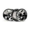 Pikkukuva 1 / 5: Warlock Wheel Black Chrome (2.2In/2Pcs)
