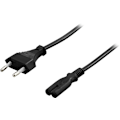 Pikkukuva 1 / 3: Laitekaapeli, ei maadoitettu, suora CEE 7/16 - suora IEC 60320 C7 10m