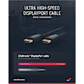Pikkukuva 5 / 8: ClickTronic DisplayPort™-kabel Premiumkabel | 1x DisplayPort™-kontakt  1x DisplayPort™-kontakt | 2,0 m | UHD 8K @ 60 Hz