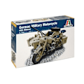 Pikkukuva 3 / 6: Italeri 1:9 BMW R75 Saksan sotilasmoottoripyörä sivuvaunulla