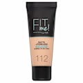Pikkukuva 1 / 2: Maybelline Fit Me Matte + Poreless Foundation - 112 Soft Beige