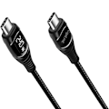 Pikkukuva 11 / 11: LogiLink USB-C - USB-C-kabel med display 100W 1 m Svart
