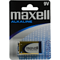 Miniatyrbillede 2 af 2: Maxell batteri, 9V/6LR61, Alkaline, 1-pack