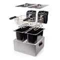 Miniatyrbillede 5 af 5: Tristar Friture Dobbelt Rustfrit 2 X 3l