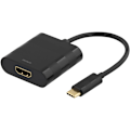 Pikkukuva 1 / 4: DELTACO USB-C - HDMI-sovitin, USB-C uros - HDMI naaras, musta