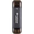 Pikkukuva 2 / 5: Transcend Portabel SSD ESD310C USB-C 1TB (R1050/W950) Svart