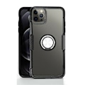 Miniatyrbillede 2 af 4: Etui med ringholder til iPhone 12 mini, Transparent/Sort Svart