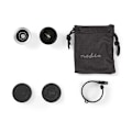 Miniatyrbillede 8 af 8: Nedis Camera Lens Kit | Brugt til: Smartphone / Tablet | 3-in-1 | Linse type: Fiske øje / Makro / Vidvenkel | Skrue og stik