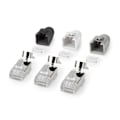 Miniatyrbillede 5 af 7: Nedis RJ45-stik | RJ45 Pass Through | Fast/strenget FTP CAT7 | Lige | Guldplateret | 10 stk. | PVC | Grå / Hvid / Sort | Box