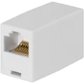 Pikkukuva 1 / 3: DELTACO modulaarijatkokappale 8P/8C, suojaamaton, RJ45, valkoinen