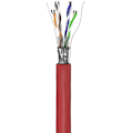 Miniatyrbillede 4 af 7: Goobay CAT 5e Netværkskabel, F/UTP, 100 m, rød Kobberbeklædt aluminiumleder (CCA), AWG 26/7 (stranded), PVC-kabelbeklædning