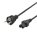 Miniatyrbild 2 av 3: Deltaco Power cord CEE7/7 - IEC C15, 1m, black