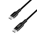 Pikkukuva 2 / 11: LogiLink USB-C - USB-C-kabel med display 100W 1 m Svart